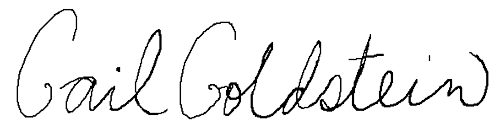 Signature Gail Goldstein